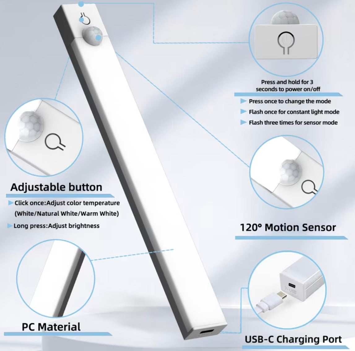 Cavial LED Motion Light Bar